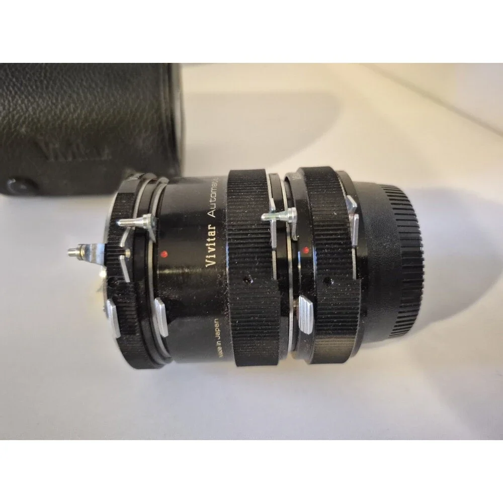 VIVITAR Extension Tube Set AT-3 36mm, 20mm, 12mm for NIKON F mount ( non AI )